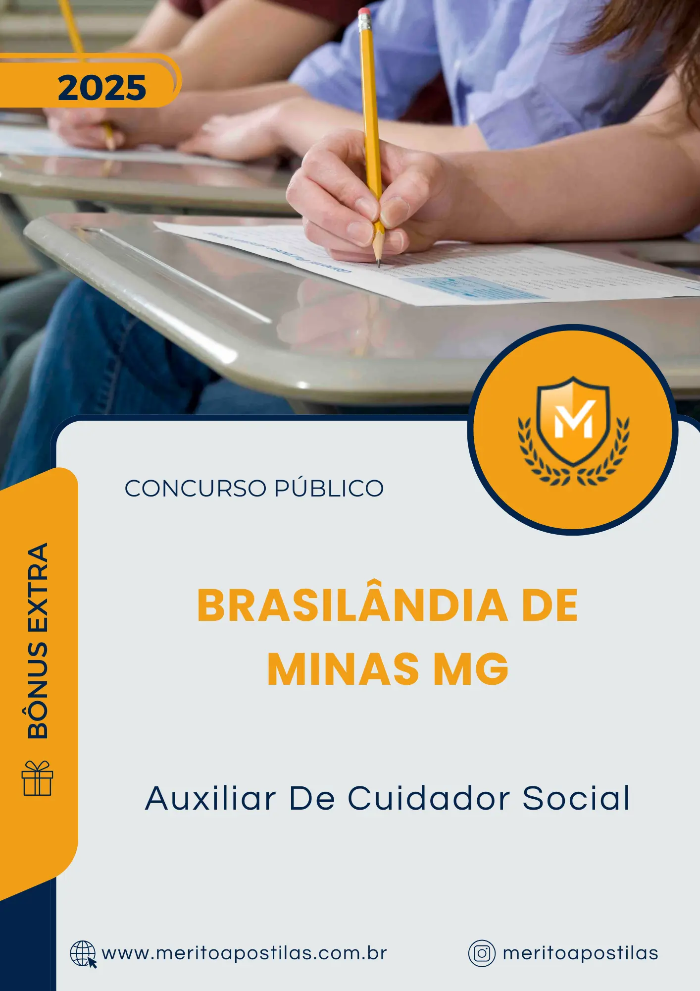 Apostila Auxiliar De Cuidador Social Prefeitura de Brasilândia de Minas MG 2025