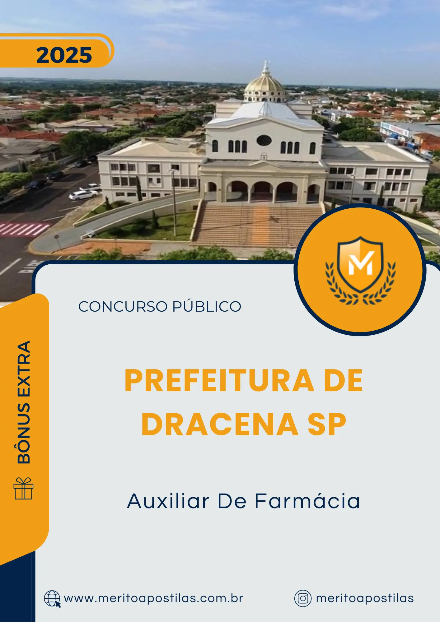 Apostila Auxiliar De Farmácia Prefeitura de Dracena SP 2025
