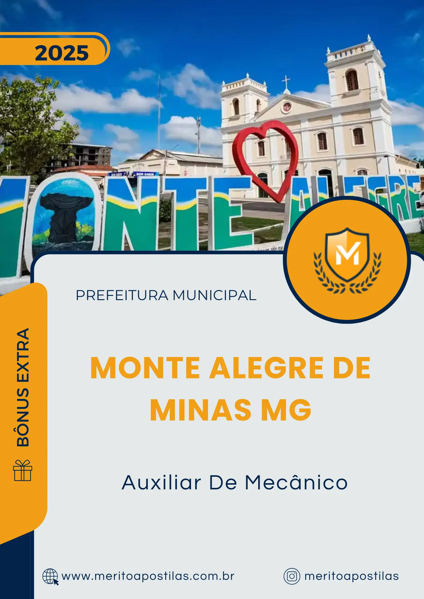 Apostila Auxiliar De Mecânico Prefeitura de Monte Alegre de Minas MG 2025
