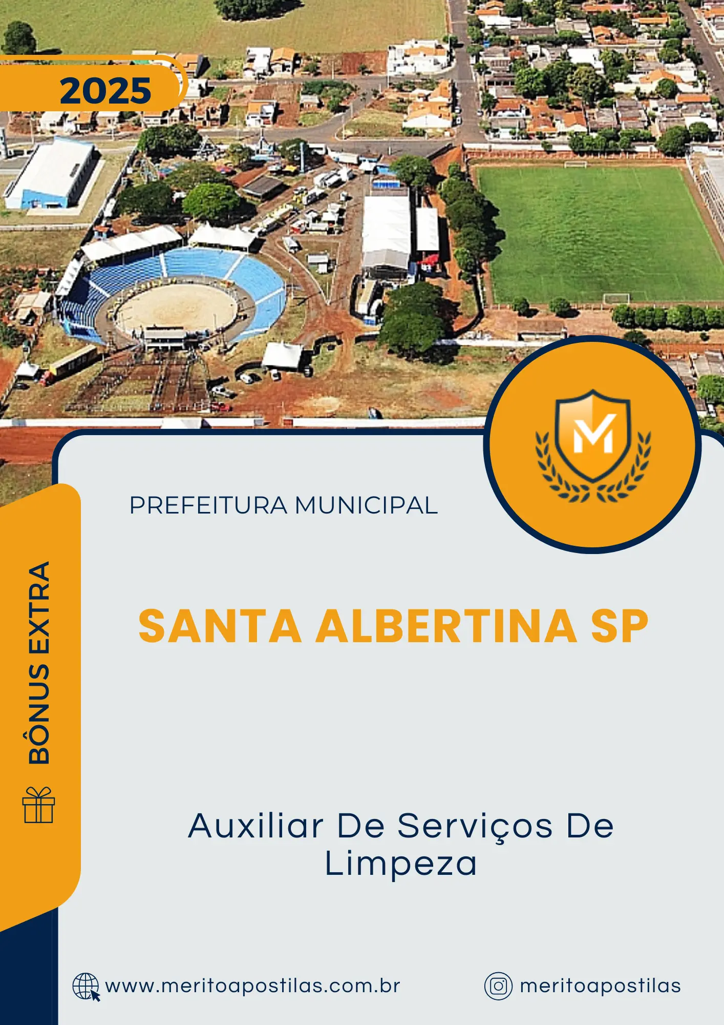 Apostila Auxiliar De Serviços De Limpeza Prefeitura de Santa Albertina SP 2025