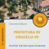 Apostila Auxiliar De Serviços Diversos Prefeitura de Cruzália SP 2025