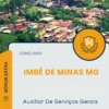 Apostila Auxiliar De Serviços Gerais Prefeitura de Imbé de Minas MG 2025