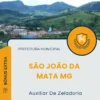 Apostila Auxiliar De Zeladoria Prefeitura de São João da Mata MG 2025