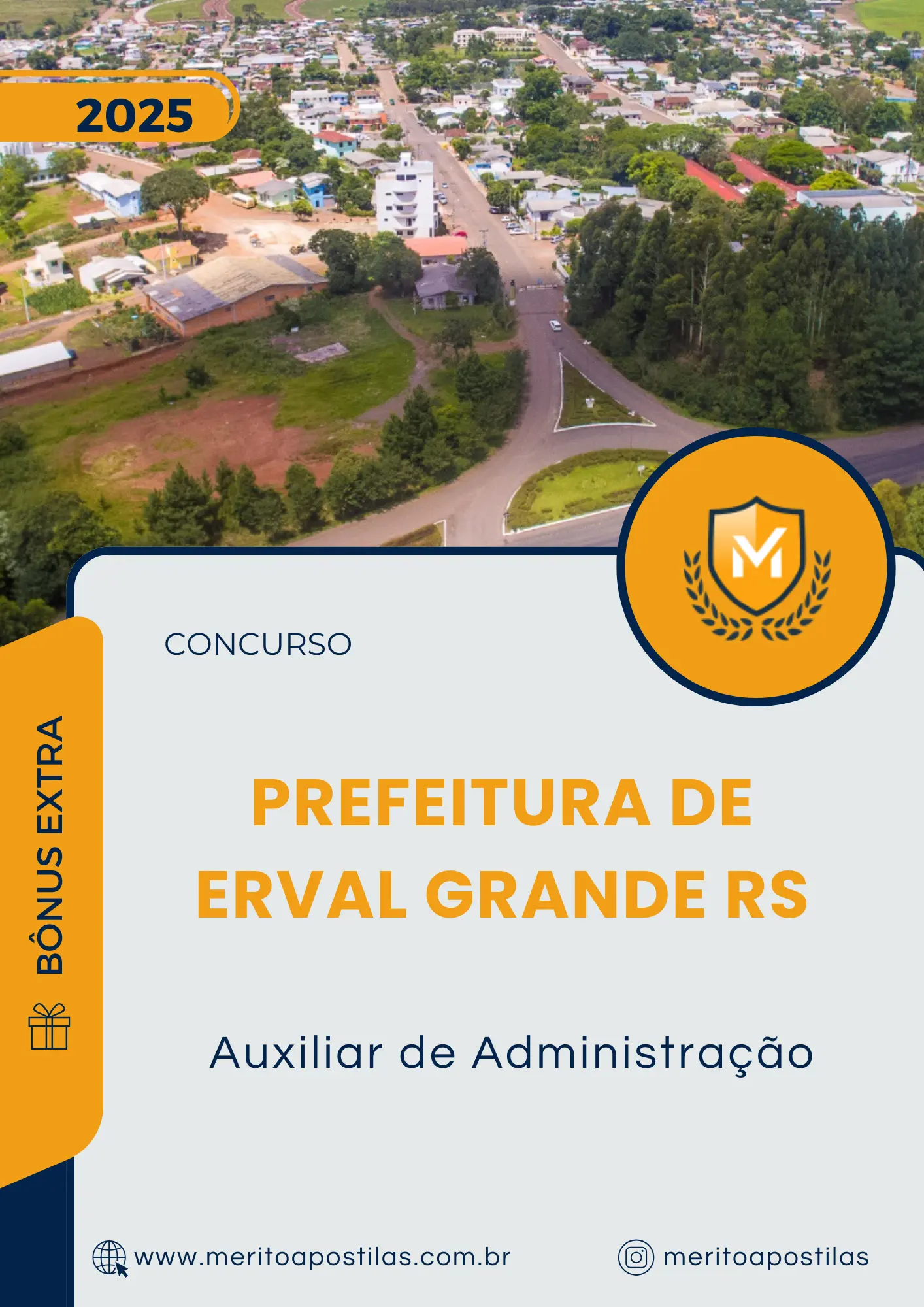 Apostila Auxiliar de Administração Prefeitura de Erval Grande RS 2025
