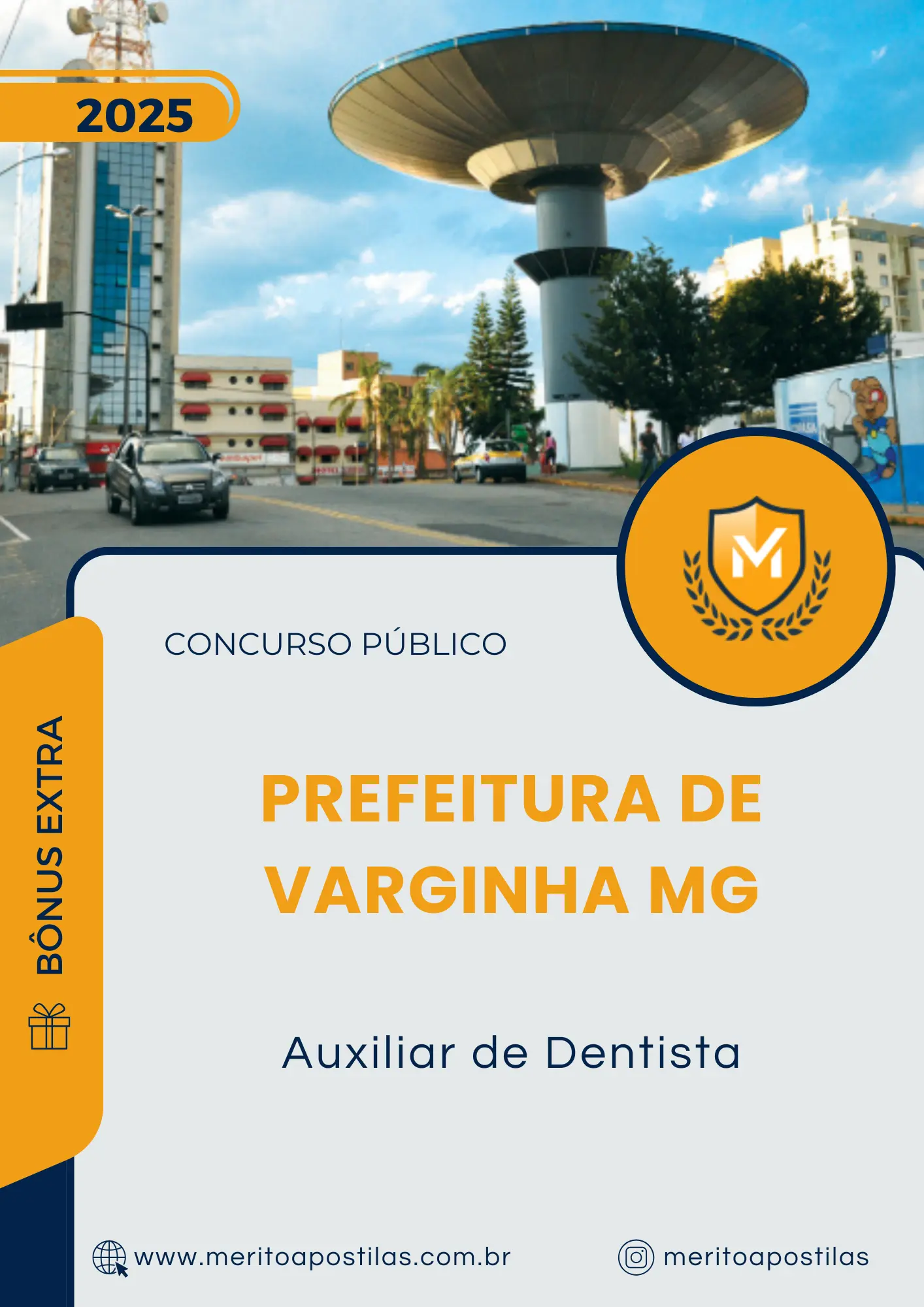 Apostila Auxiliar de Dentista Prefeitura de Varginha MG 2025