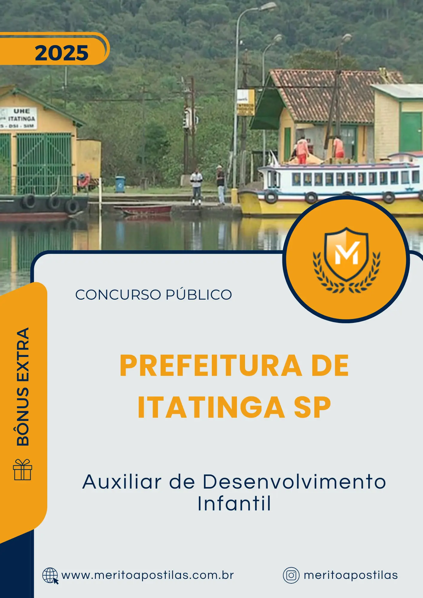 Apostila Auxiliar de Desenvolvimento Infantil Prefeitura de Itatinga SP 2025