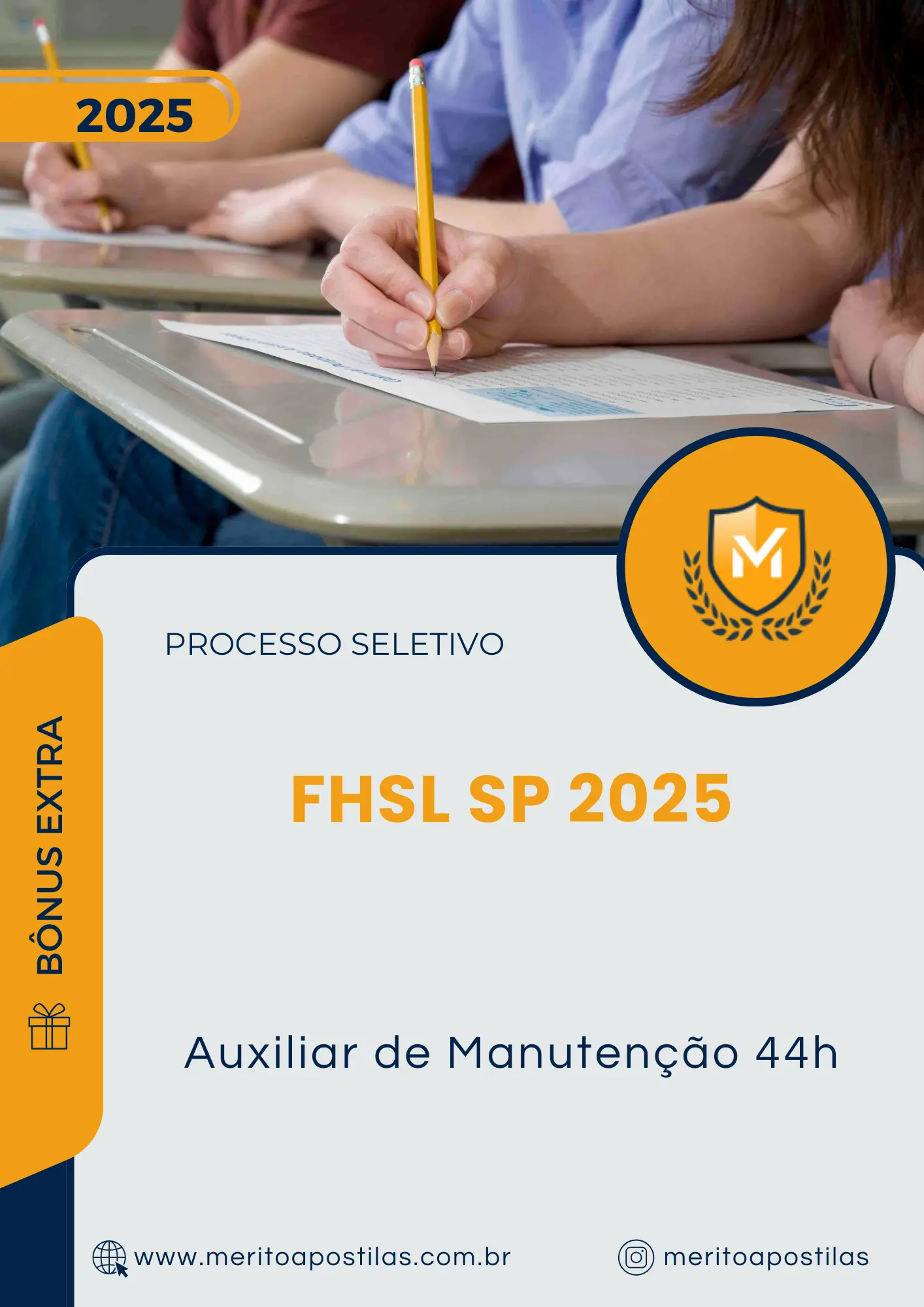 Apostila Auxiliar de Manutenção 44h Processo Seletivo FHSL SP 2025