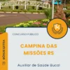 Apostila Auxiliar de Saúde Bucal Prefeitura de Campina das Missões RS 2025