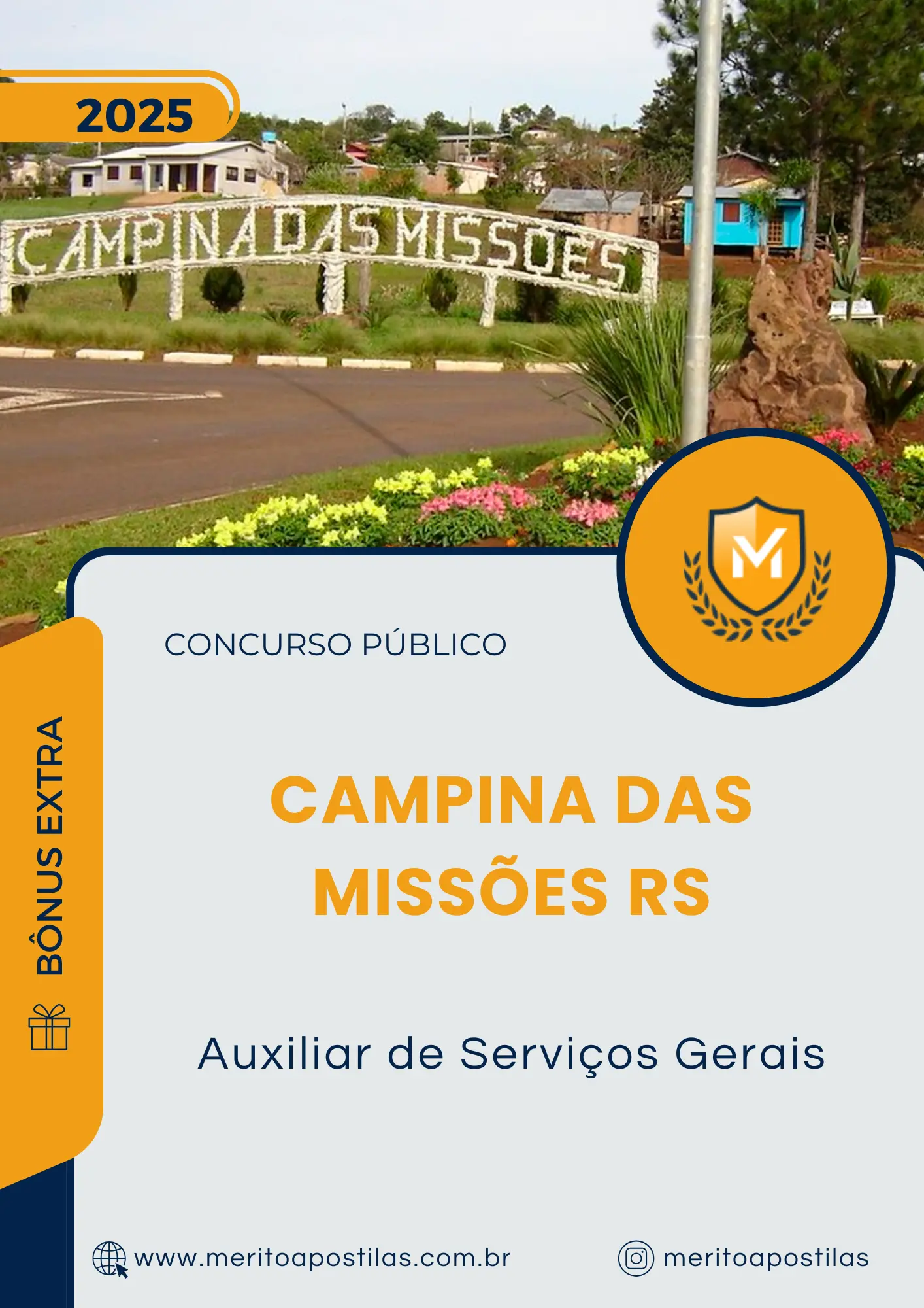 Apostila Auxiliar de Serviços Gerais Prefeitura de Campina das Missões RS 2025