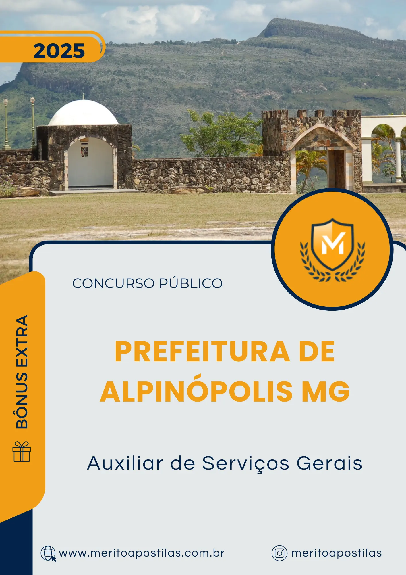 Apostila Auxiliar de Serviços Gerais Prefeitura de Alpinópolis MG 2025