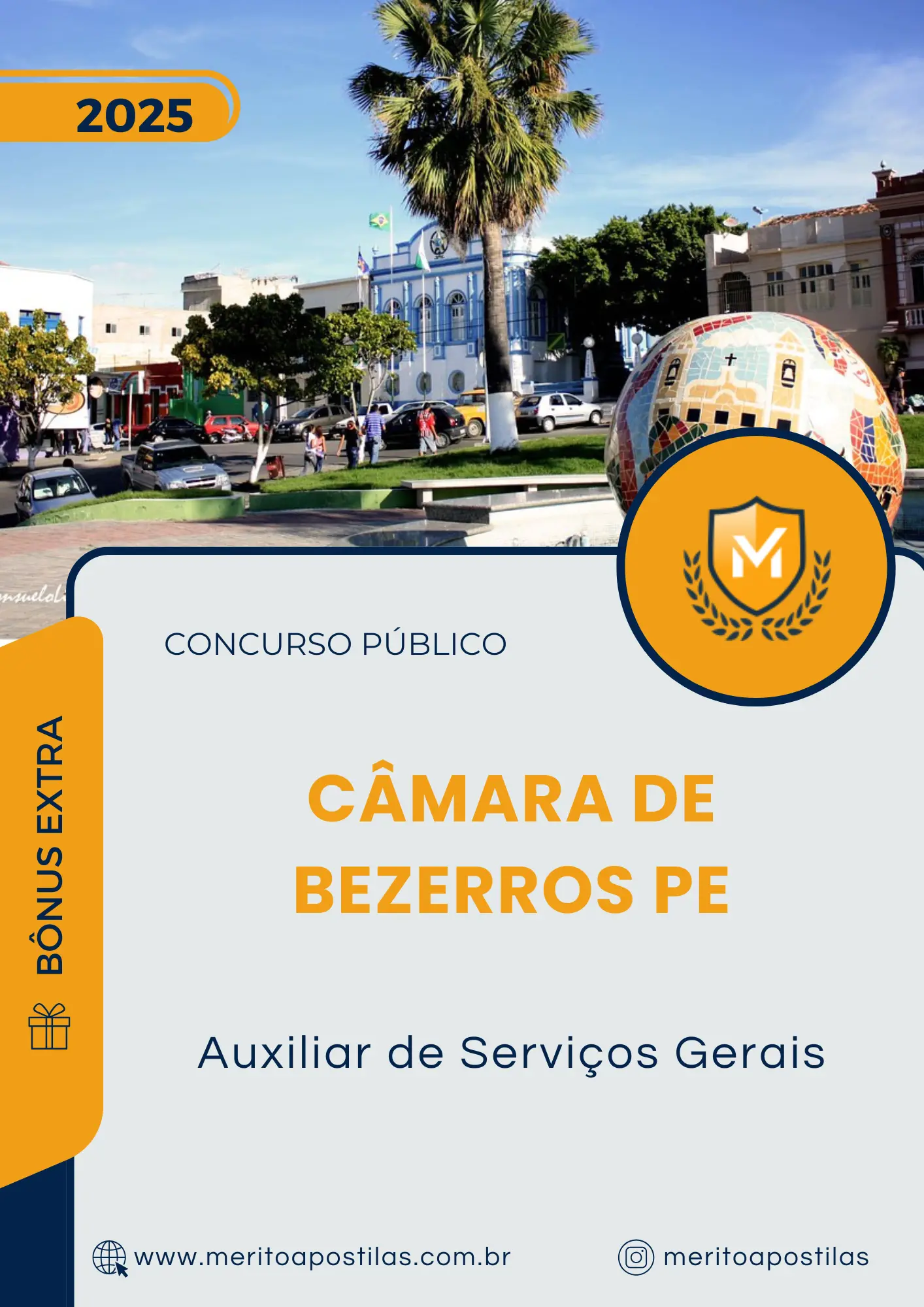 Apostila Auxiliar de Serviços Gerais Câmara de Bezerros PE 2025