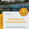 Apostila Auxiliar de Serviços Gerais Prefeitura de João Ramalho SP 2025