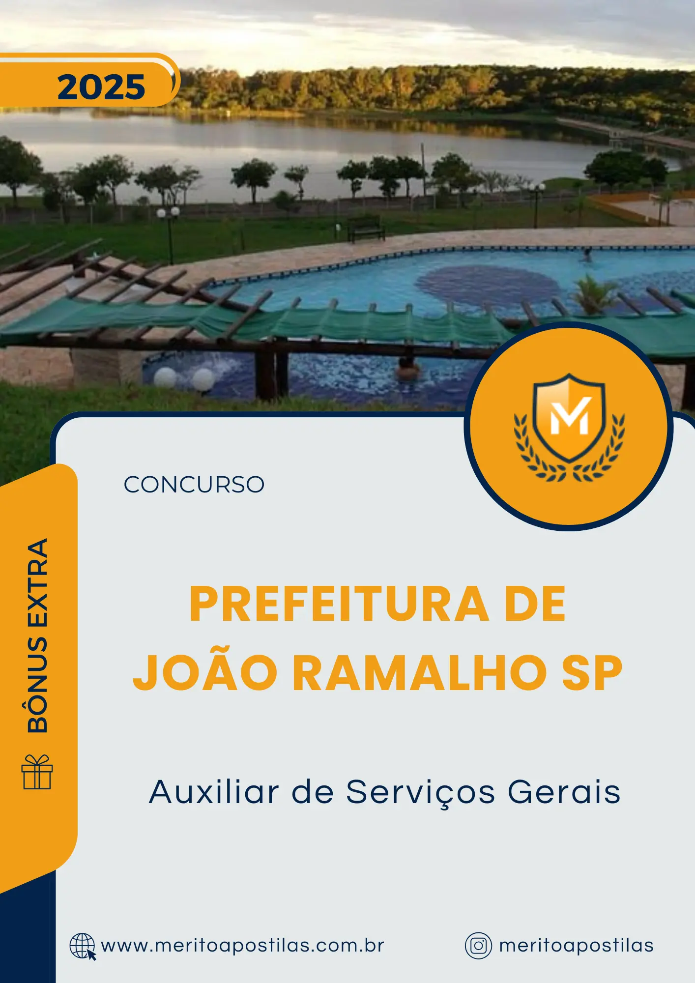 Apostila Auxiliar de Serviços Gerais Prefeitura de João Ramalho SP 2025