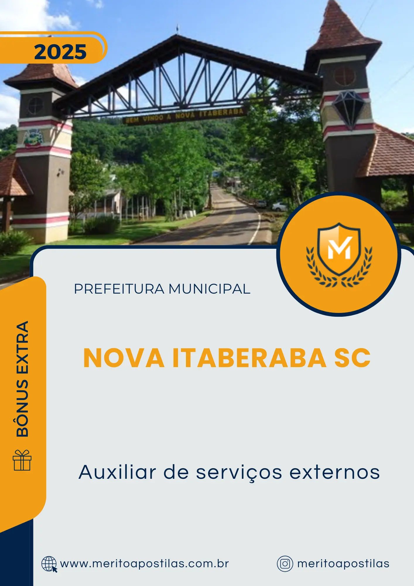 Apostila Auxiliar De Serviços Externos Prefeitura de Nova Itaberaba SC 2025