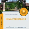 Apostila Auxiliar de Serviços Gerais Prefeitura de Nova Itaberaba SC 2025