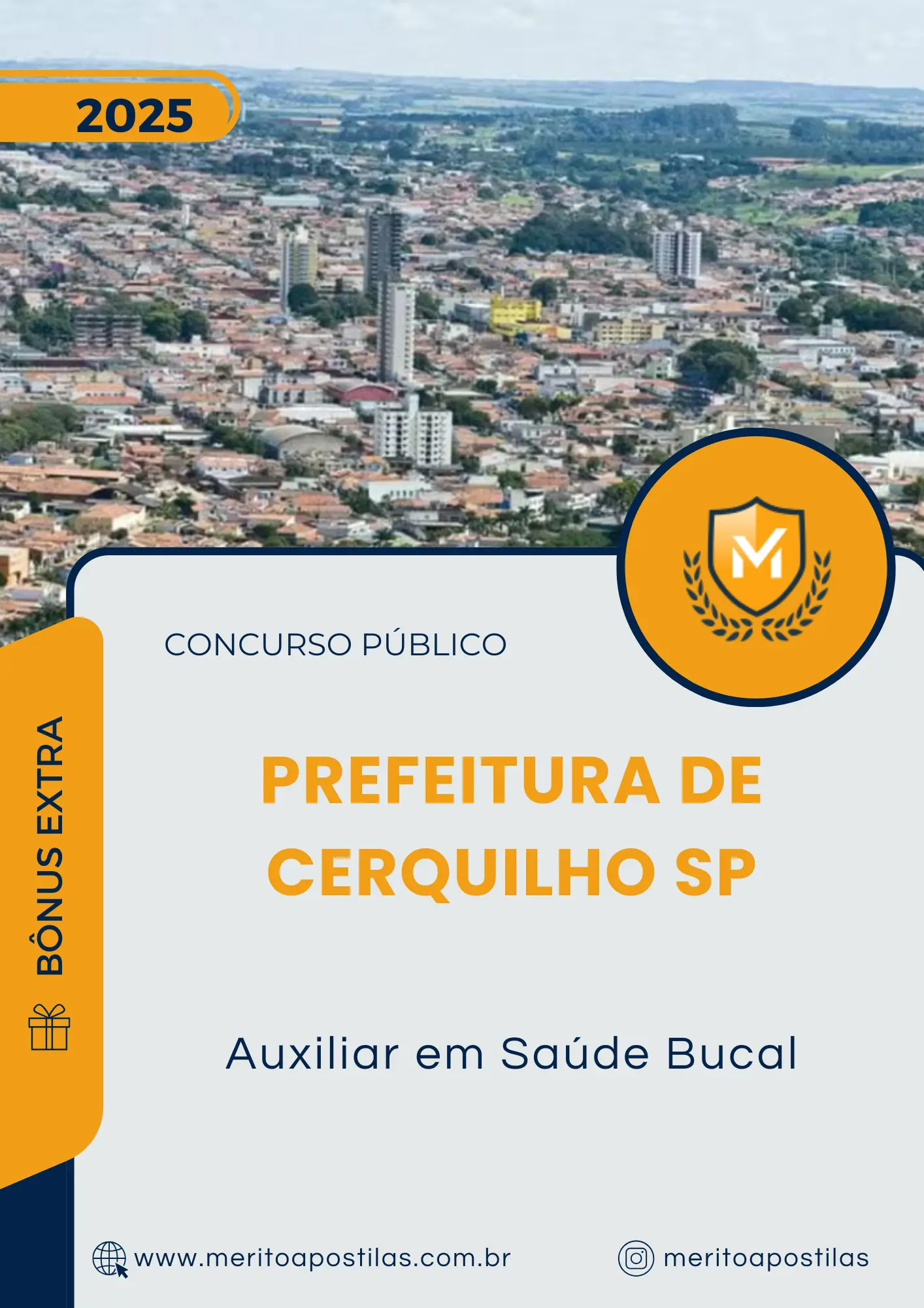 Apostila Auxiliar em Saúde Bucal Prefeitura de Cerquilho SP 2025