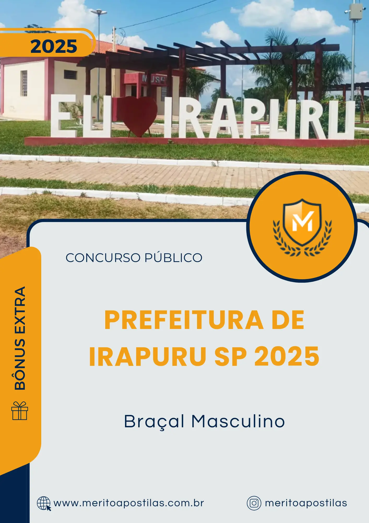 Apostila Braçal Masculino Prefeitura de Irapuru SP 2025