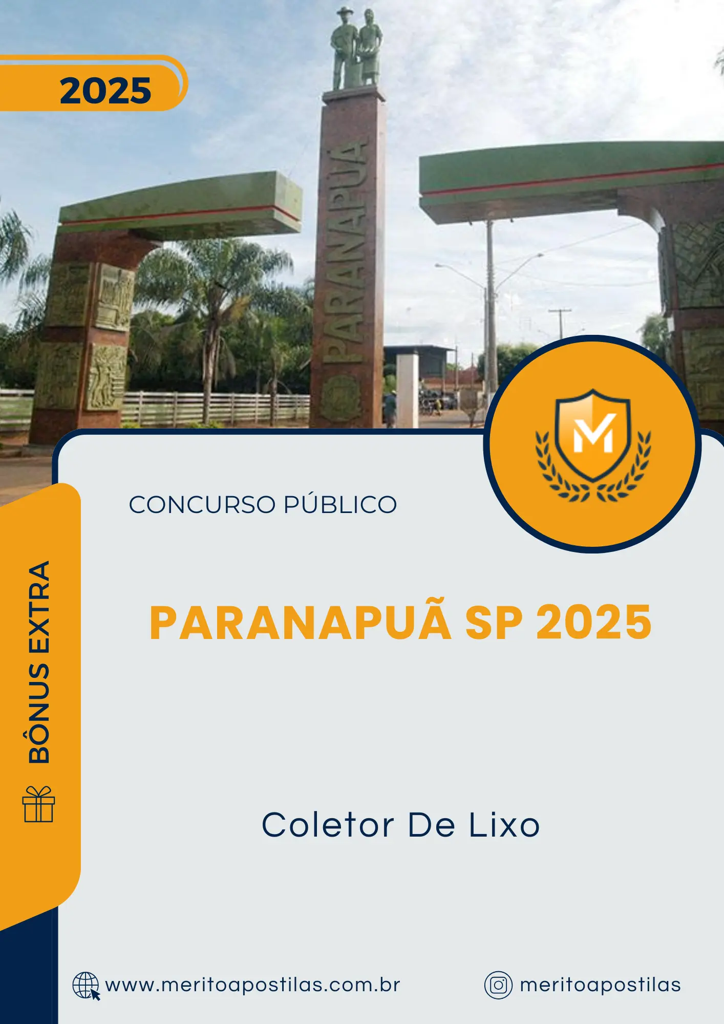 Apostila Coletor De Lixo Prefeitura de Paranapuã SP 2025