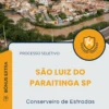 Apostila Conserveiro de Estradas Prefeitura de São Luiz do Paraitinga SP 2025