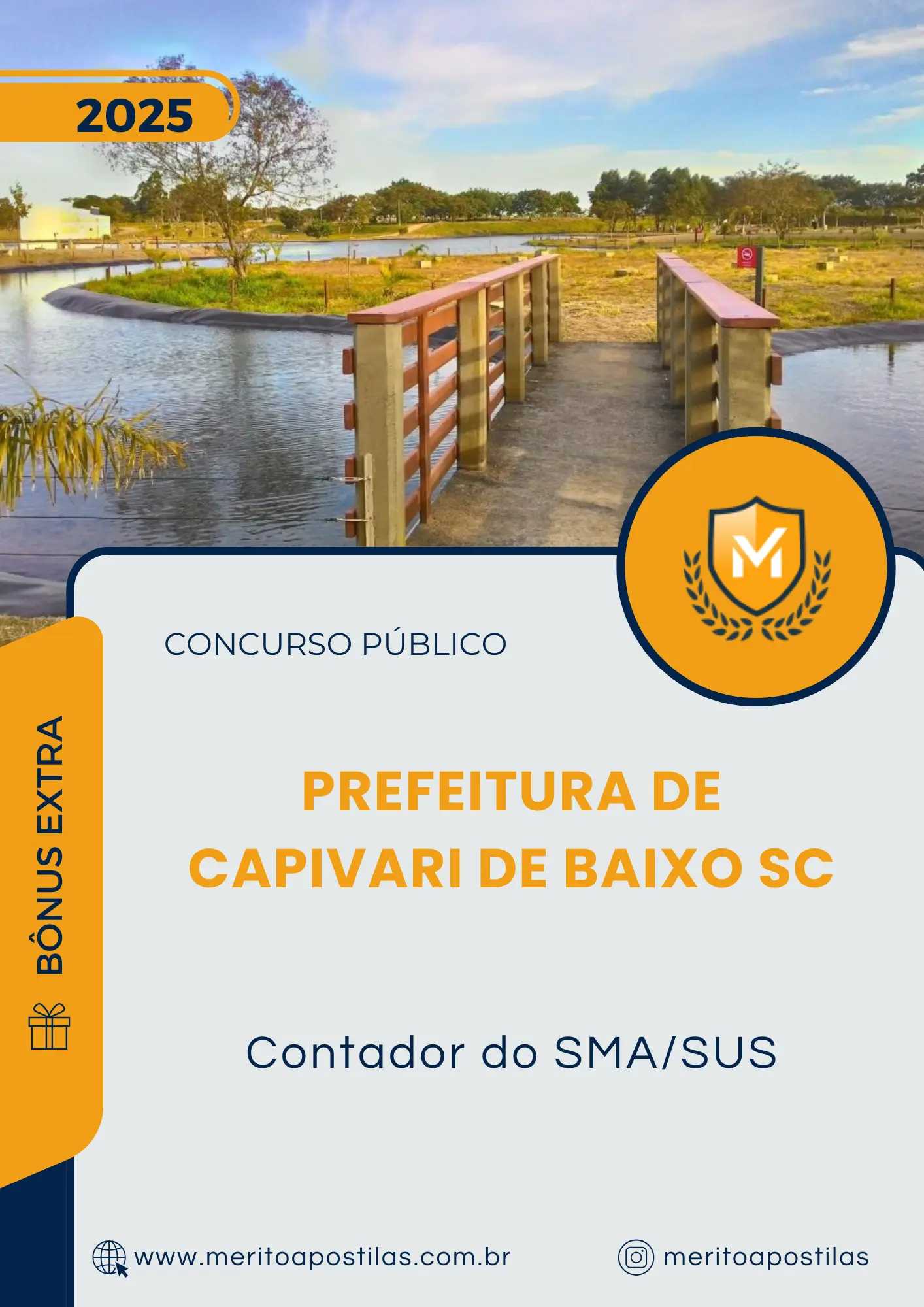 Apostila Contador do SMA SUS Prefeitura de Capivari de Baixo SC 2025