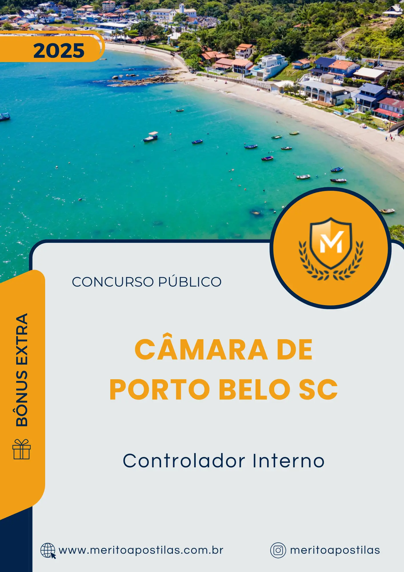Apostila Controlador Interno Câmara de Porto Belo SC 2025