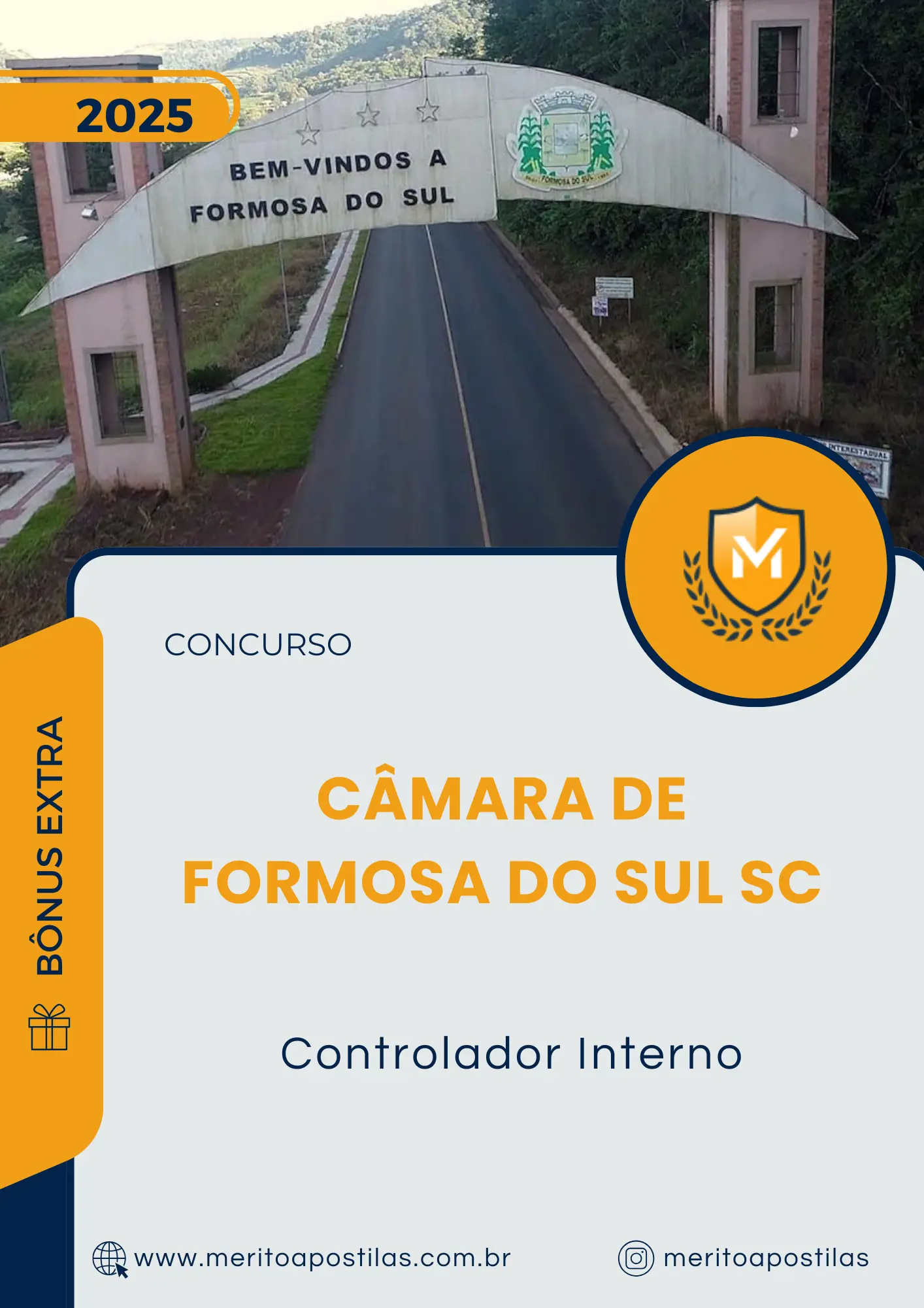 Apostila Controlador Interno Câmara de Formosa do Sul SC 2025