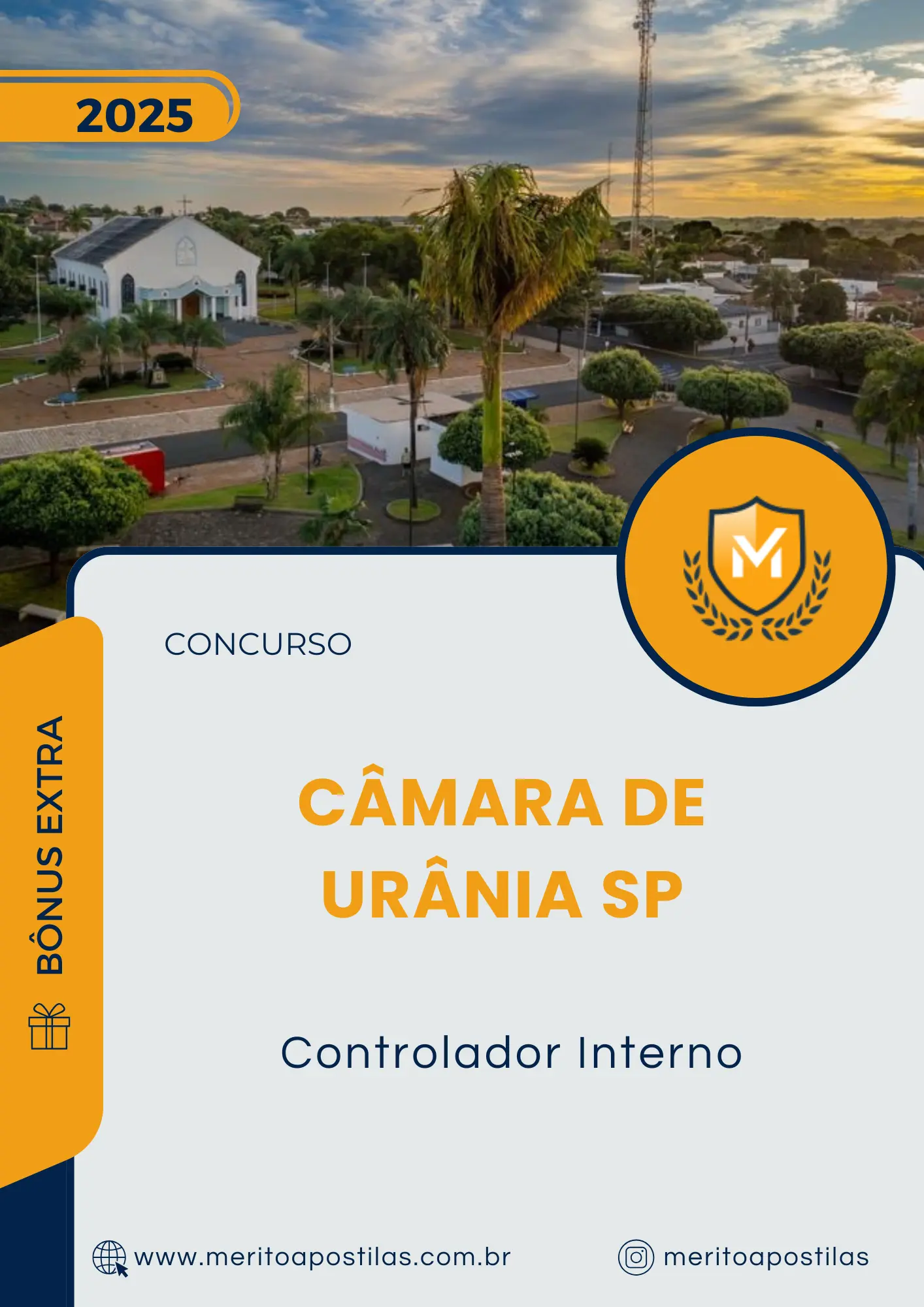 Apostila Controlador Interno Câmara de Urânia SP 2025