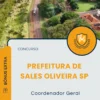 Apostila Coordenador Geral Prefeitura de Sales Oliveira SP 2025
