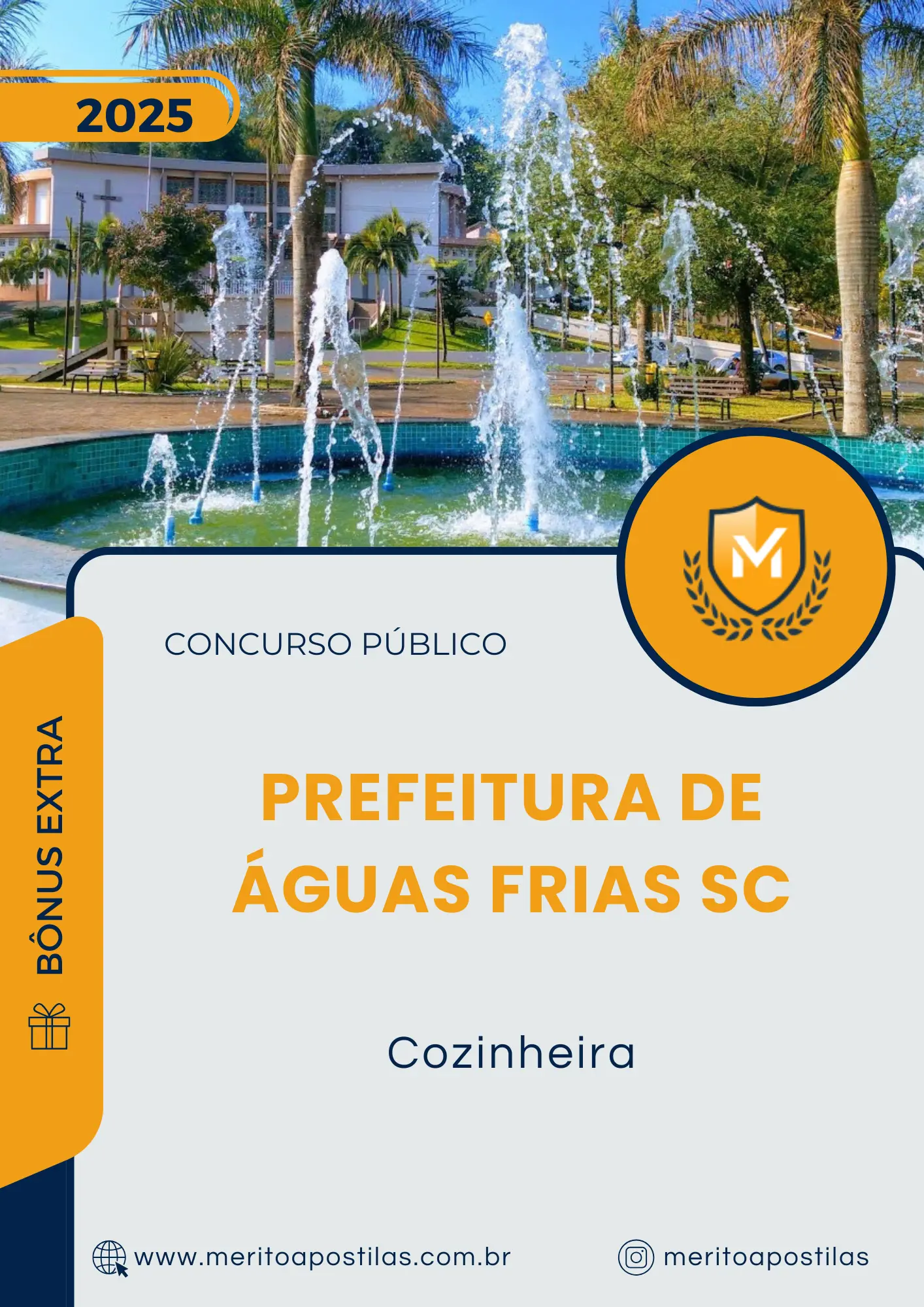 Apostila Cozinheira Prefeitura de Águas Frias SC 2025