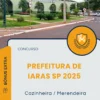 Apostila Cozinheira Merendeira Prefeitura de Iaras SP 2025