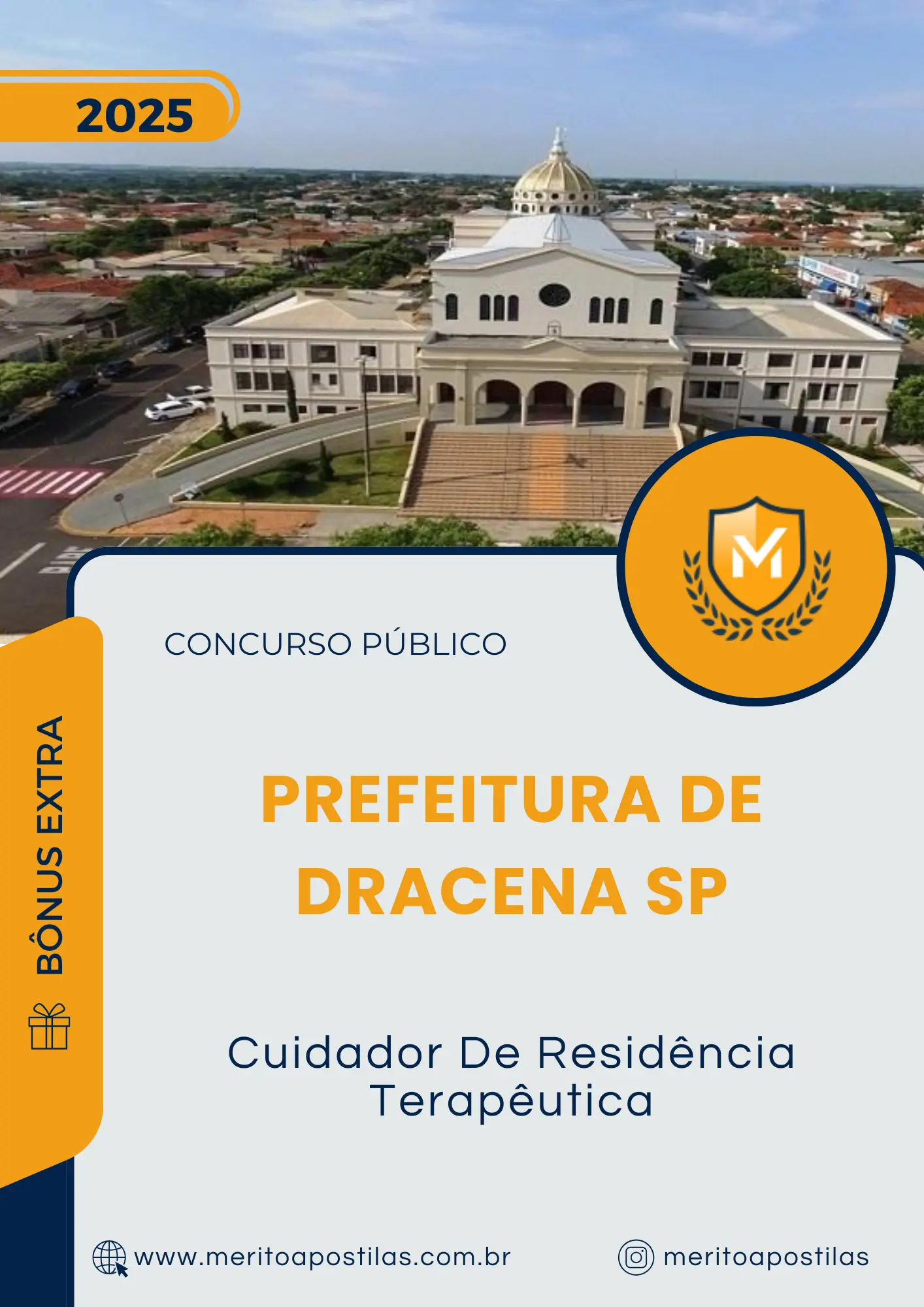 Apostila Cuidador De Residência Terapêutica Prefeitura de Dracena SP 2025