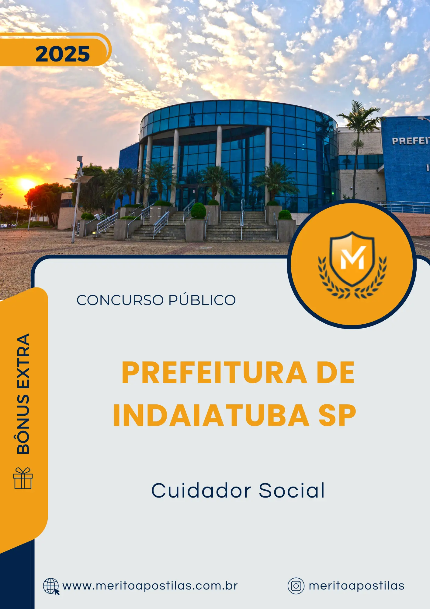 Apostila Cuidador Social Prefeitura de Indaiatuba SP 2025