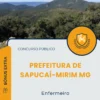Apostila Enfermeiro Prefeitura de Sapucaí Mirim MG 2025