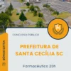 Apostila Farmacêutico 20h Prefeitura de Santa Cecília SC 2025