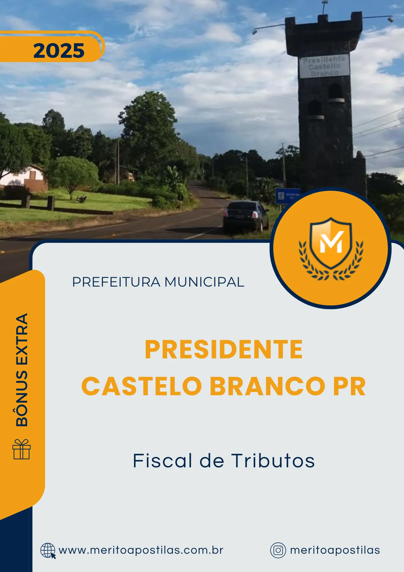 Apostila Fiscal de Tributos Prefeitura de Presidente Castelo Branco PR 2025