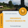 Apostila Fonoaudiólogo Prefeitura de Presidente Castelo Branco PR 2025