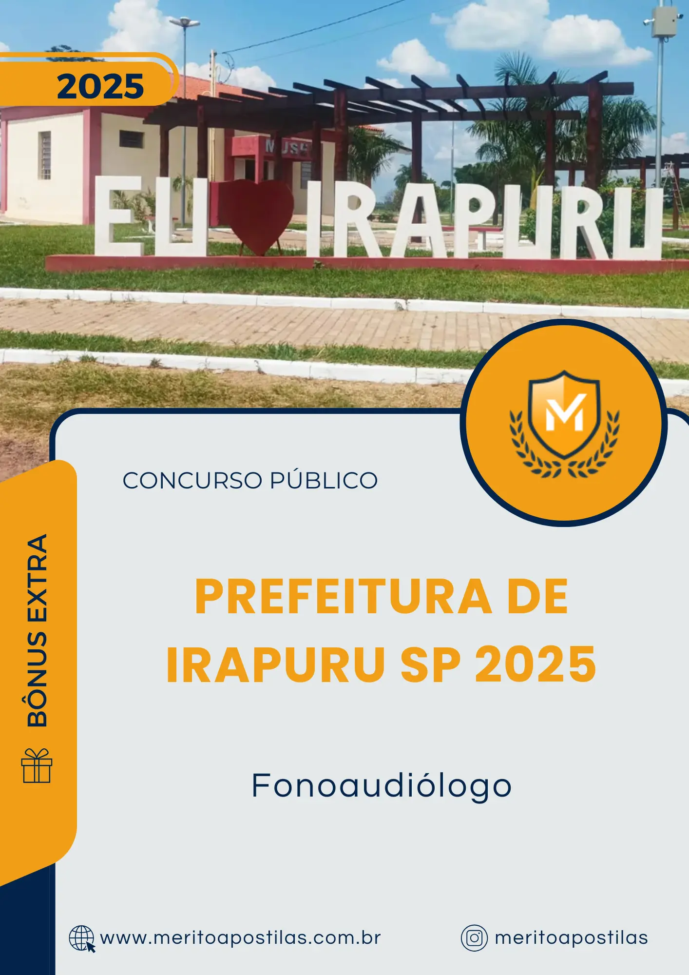 Apostila Fonoaudiólogo Prefeitura de Irapuru SP 2025