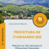 Apostila Mecânico De Veículos E Máquinas Pesadas Prefeitura de Itanhandu MG 2025