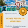 Apostila Mecânico De Veículos Leves E Pesados Prefeitura de Monte Alegre de Minas MG 2025