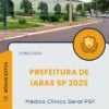Apostila Médico Clínico Geral PSF Prefeitura de Iaras SP 2025