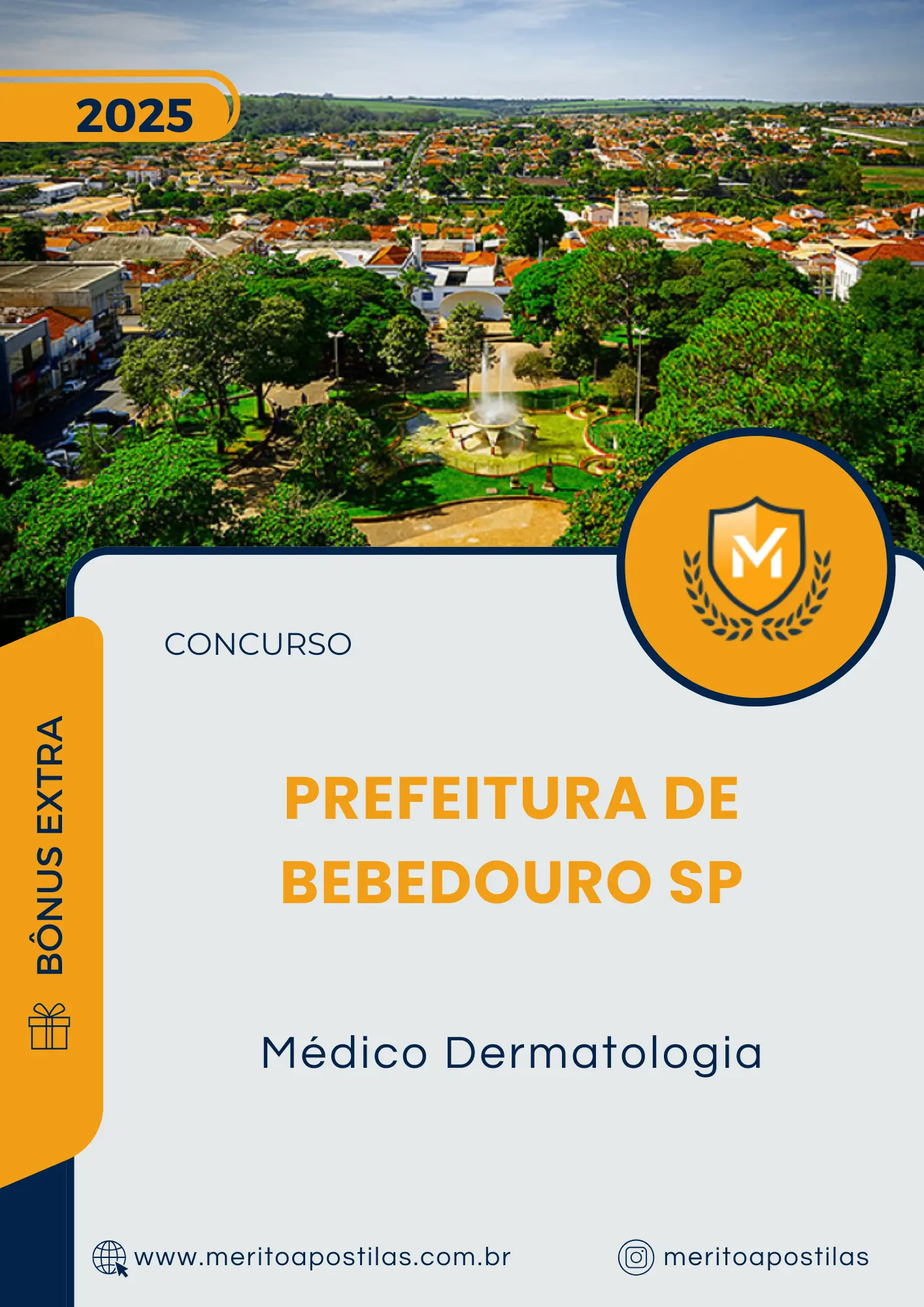 Apostila Médico Dermatologia Prefeitura de Bebedouro SP 2025