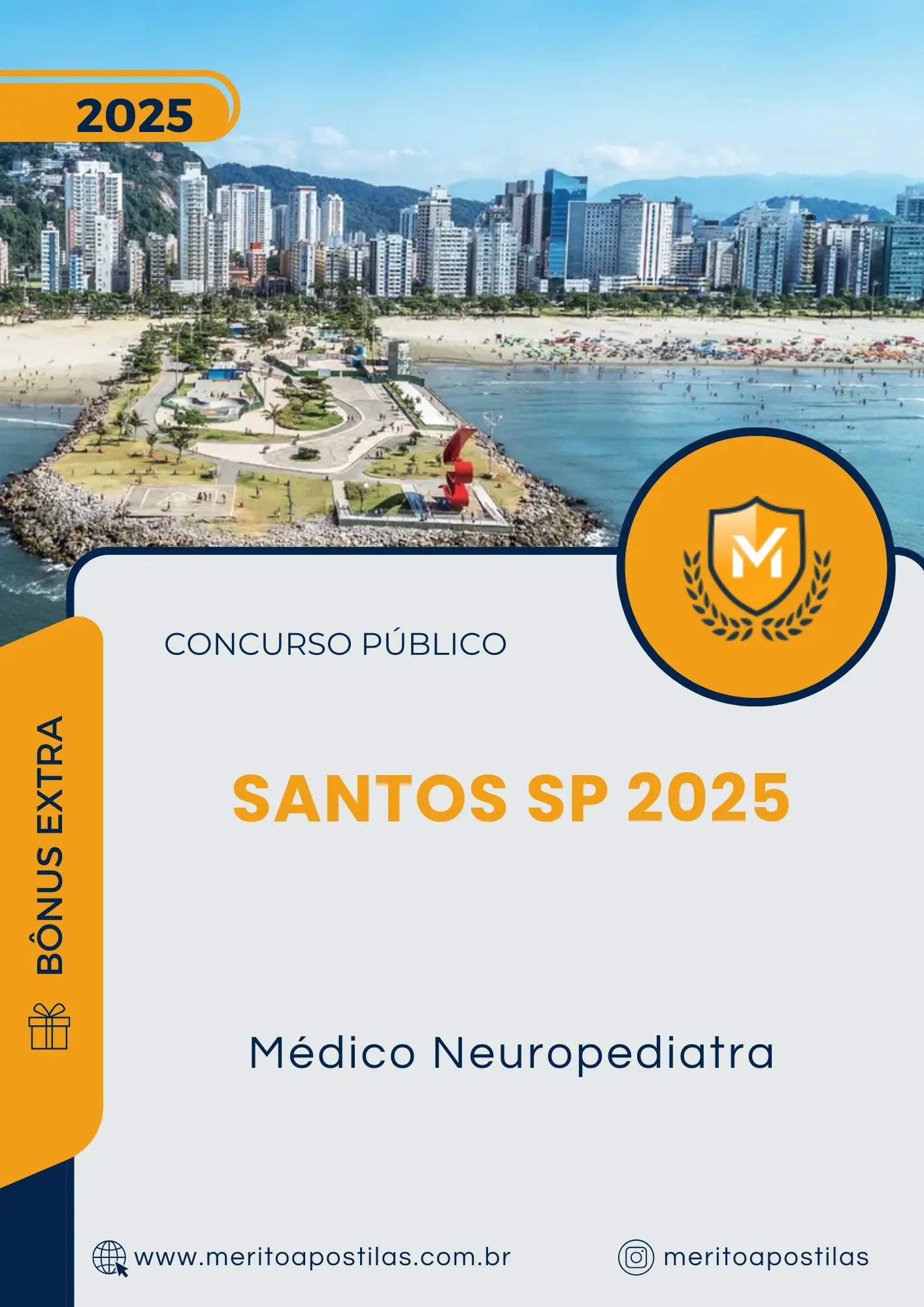 Apostila Médico Neuropediatra Prefeitura de Santos SP 2025