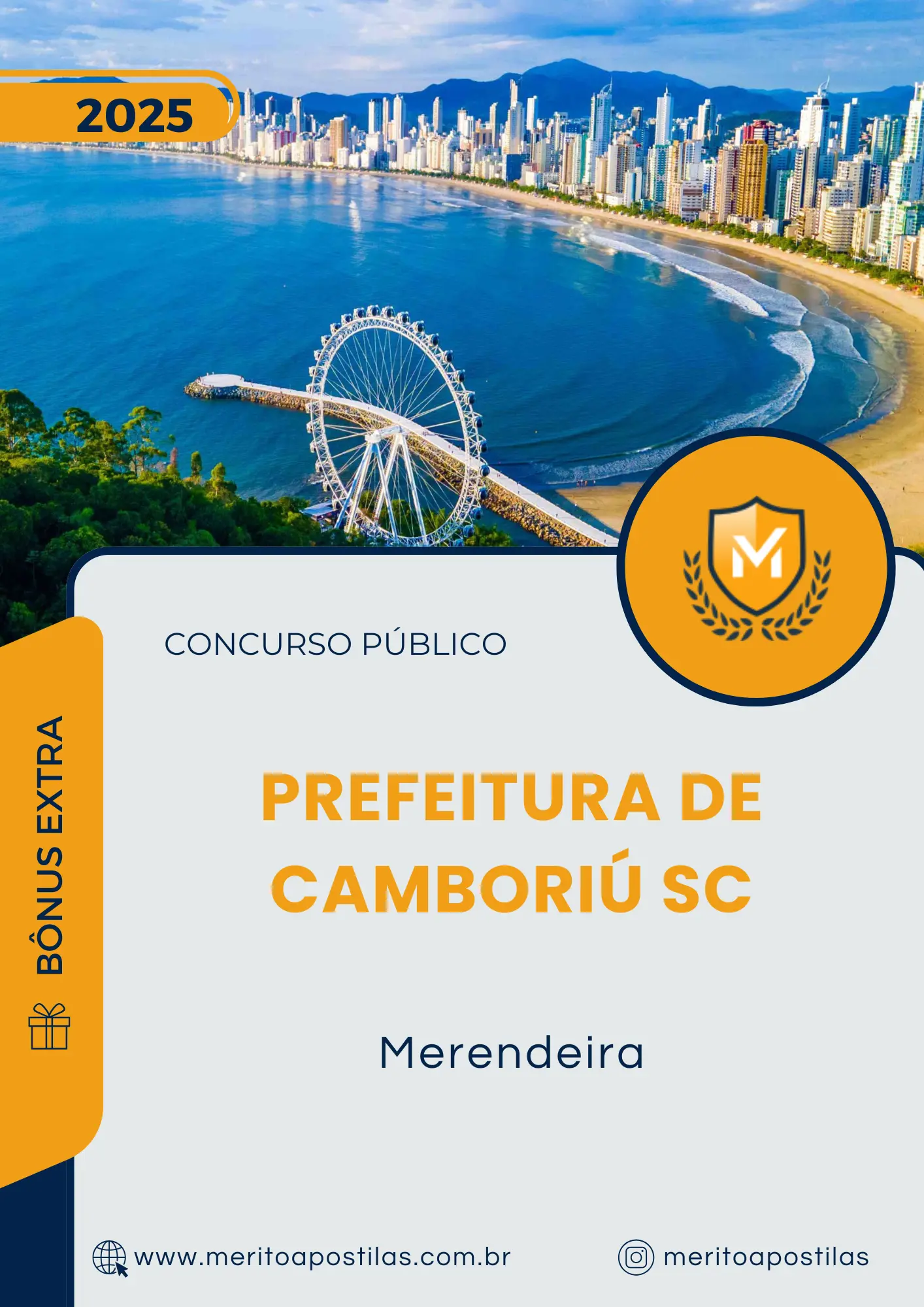 Apostila Merendeira Prefeitura de Camboriú SC 2025