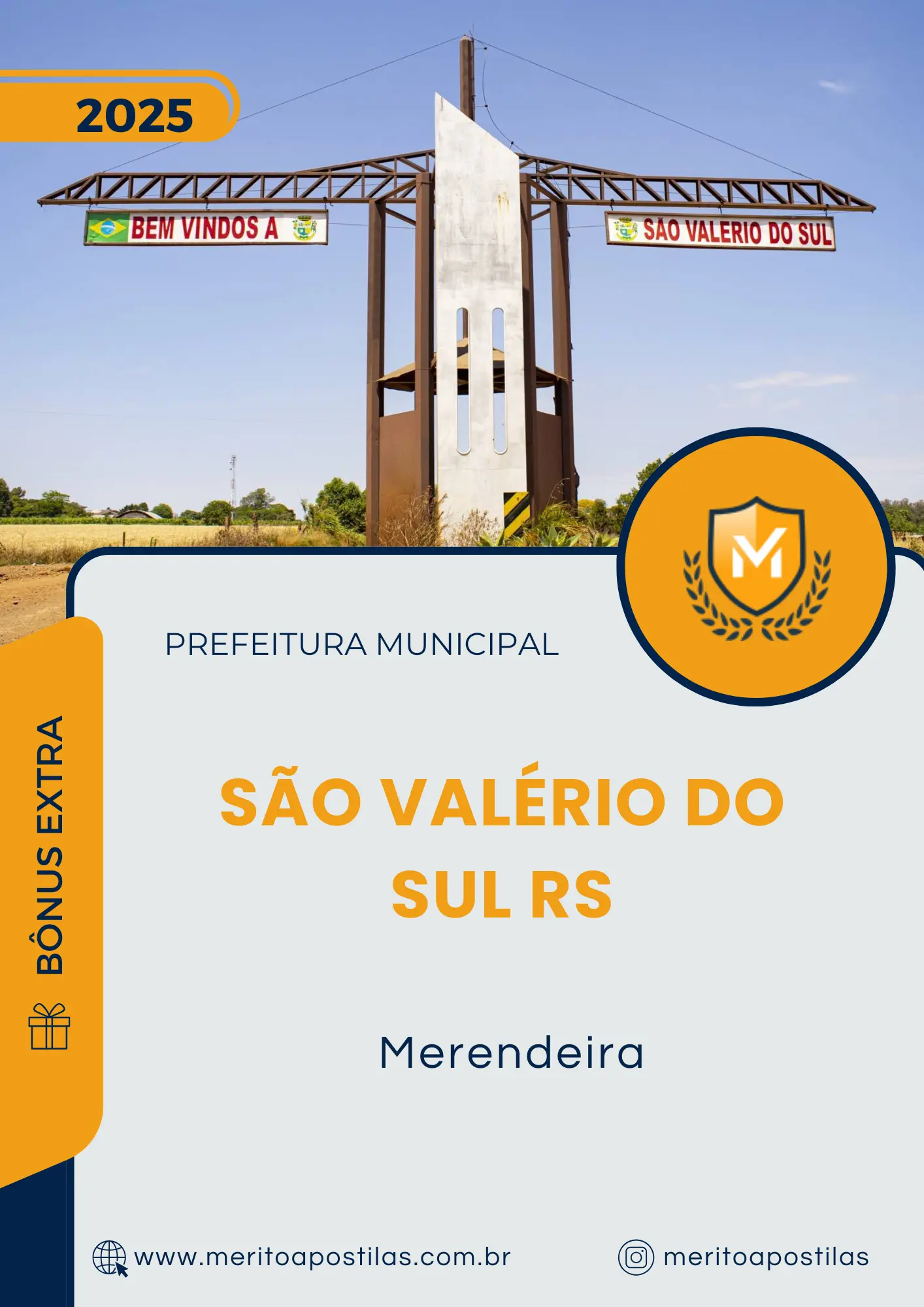 Apostila Merendeira Prefeitura de São Valério do Sul RS 2025