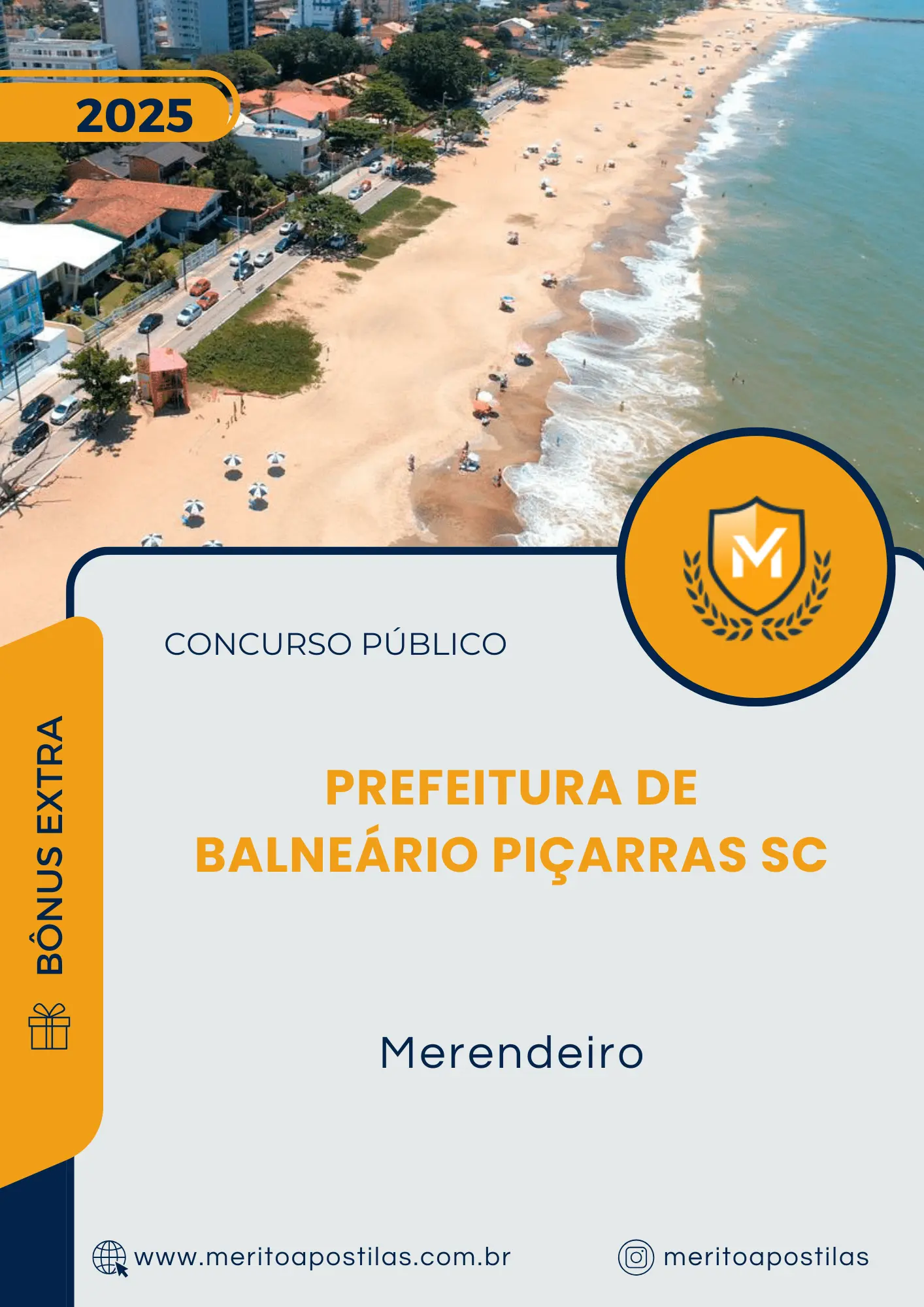Apostila Merendeiro Prefeitura de Balneário Piçarras SC 2025