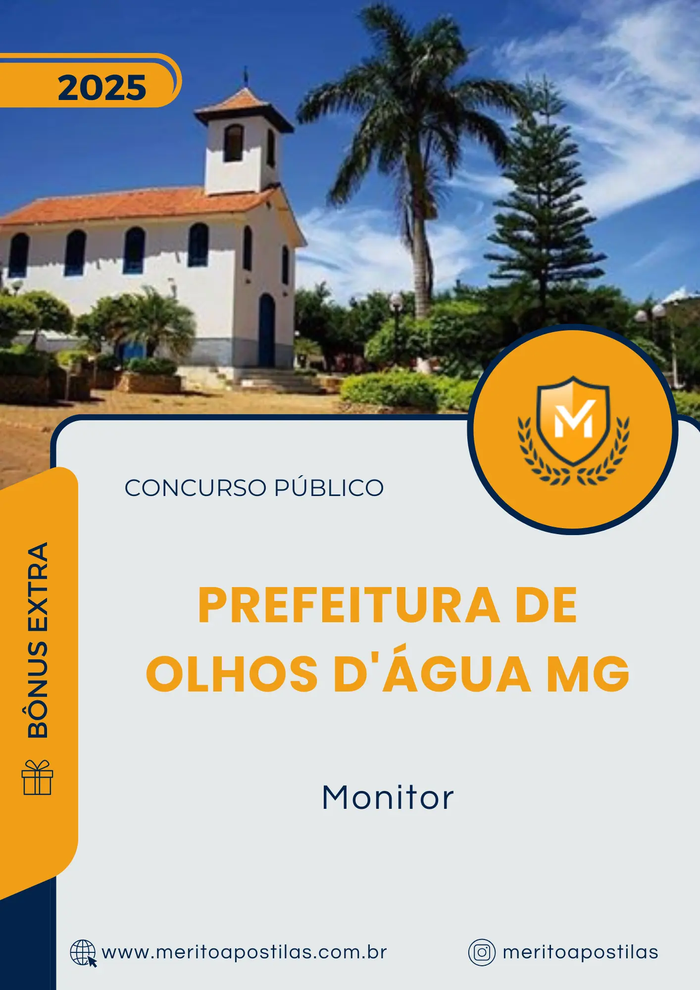 Apostila Monitor Prefeitura de Olhos D Água MG 2025