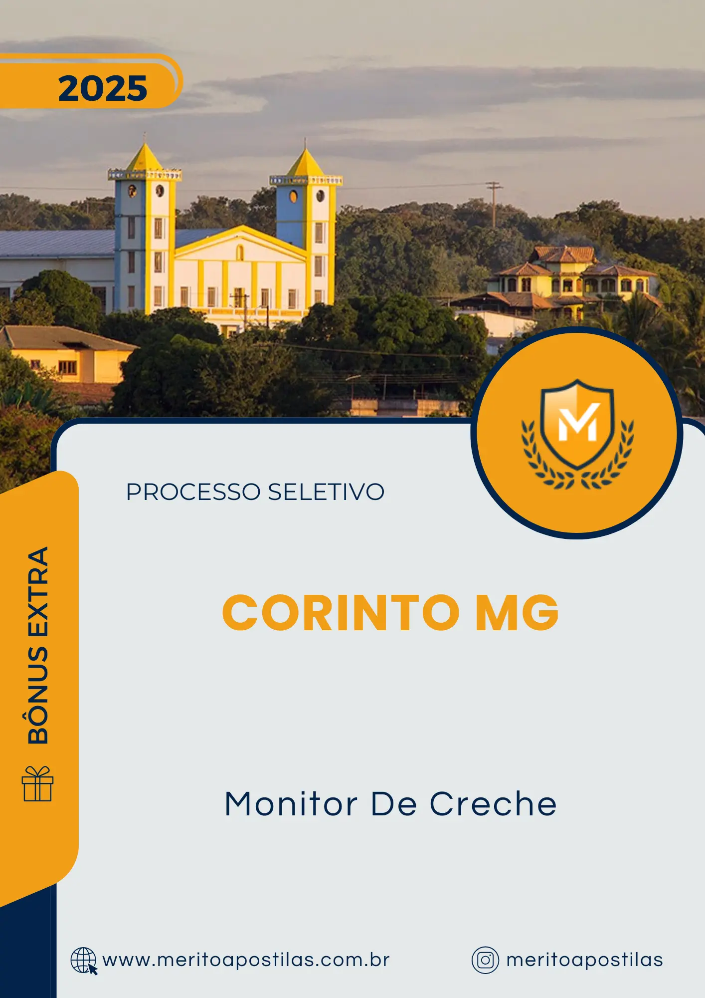 Apostila Monitor De Creche Processo Seletivo Corinto MG 2025
