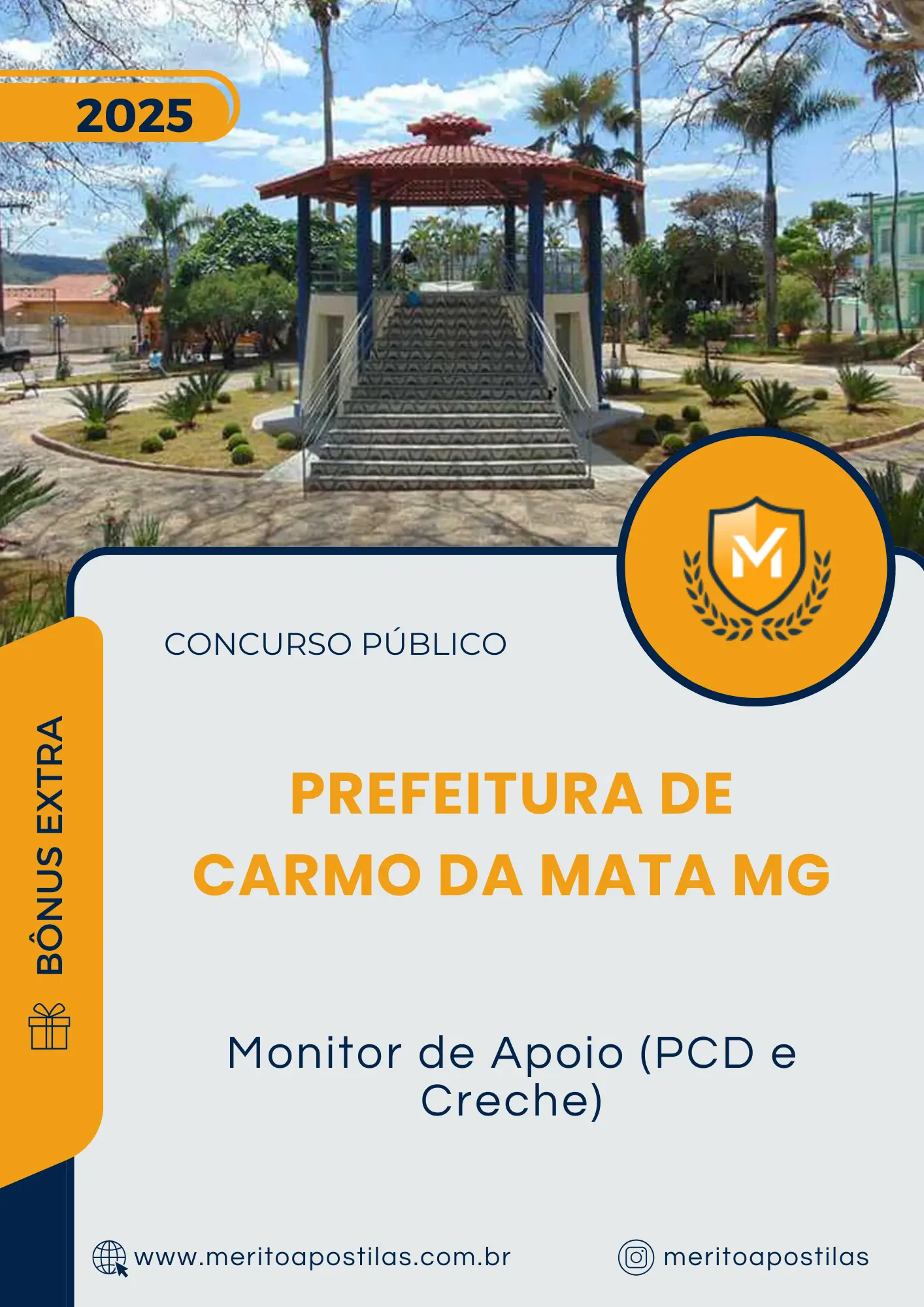 Apostila Monitor de Apoio PCD e Creche Prefeitura de Carmo da Mata MG 2025