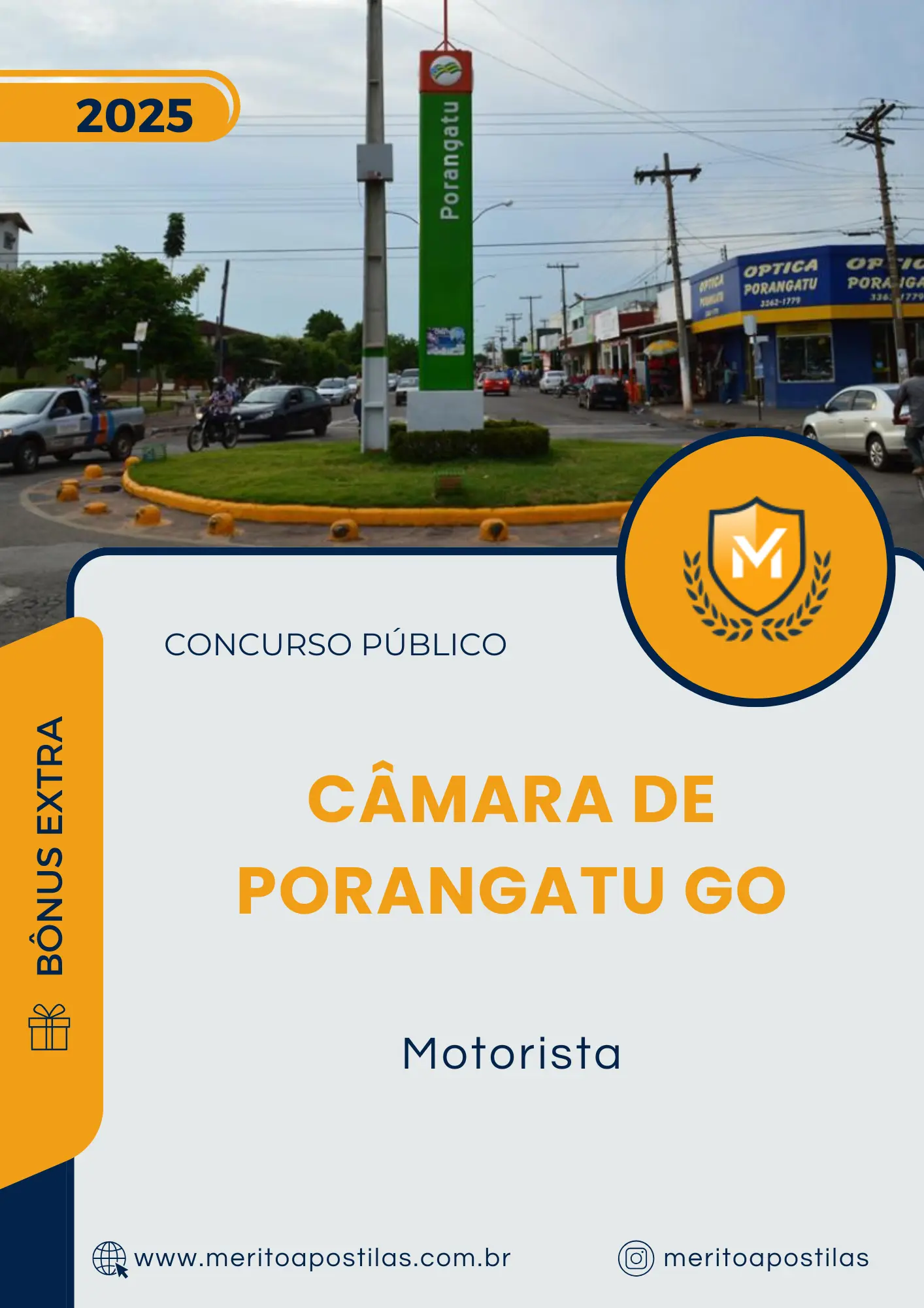 Apostila Motorista Câmara de Porangatu GO 2025