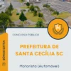 Apostila Motorista Automóvel Prefeitura de Santa Cecília SC 2025
